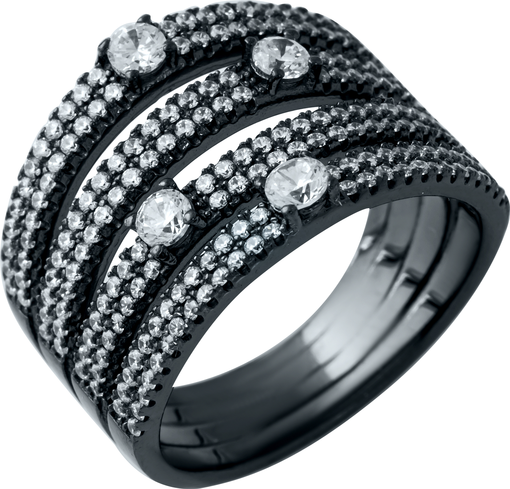 

Серебряное кольцо SilverBreeze с фианитами 1915042 17 размер, 17 размер