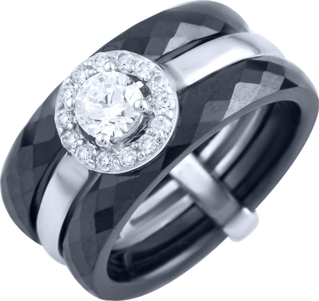 

Серебряное кольцо SilverLine с керамикой 1903858 16.5 размер, 16.5 размер