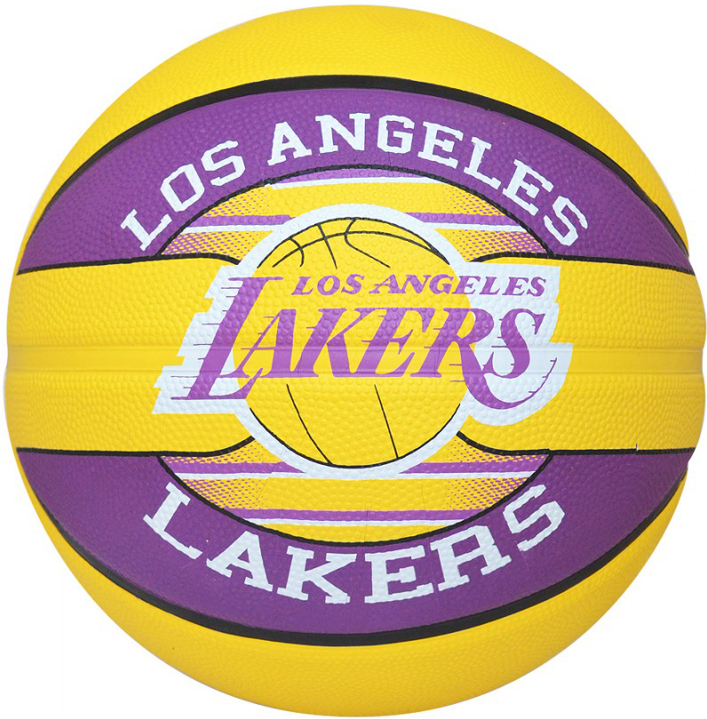 Мяч баскетбольный Spalding NBA Team L.A. Lakers Size 7 – фото, отзывы ...