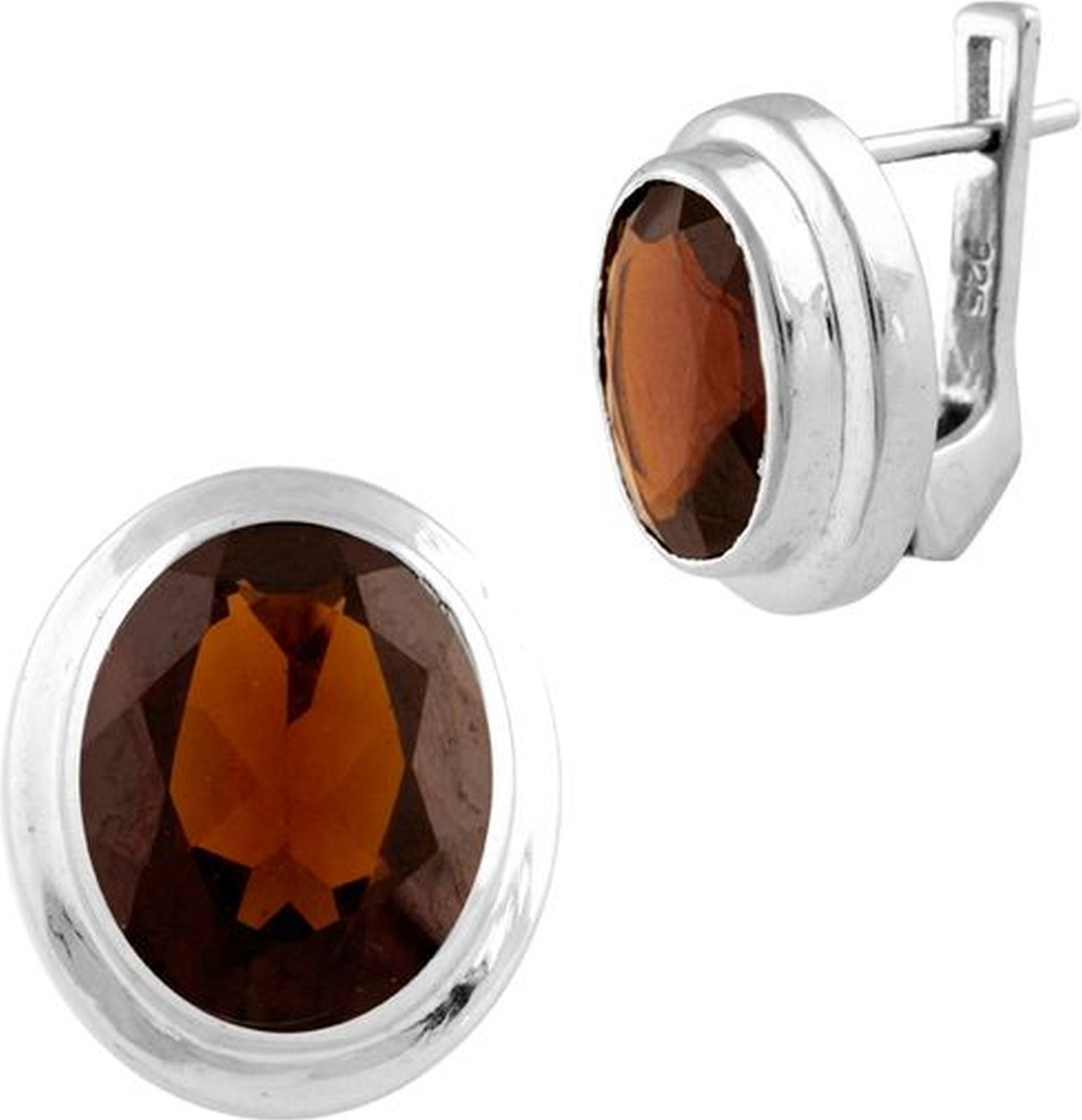 

Серебряные серьги SilverBreeze с натуральным гранатом 1451571, размер