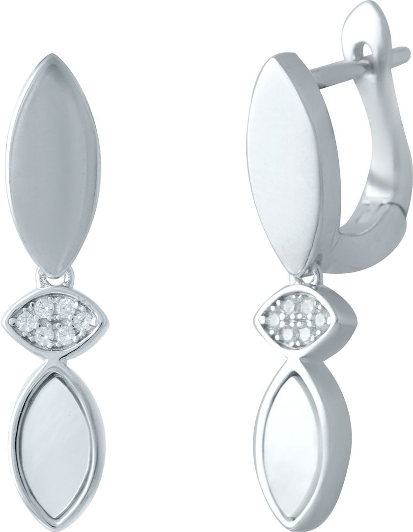 

Серебряные серьги SilverBreeze с натуральным перламутром 2037972, размер