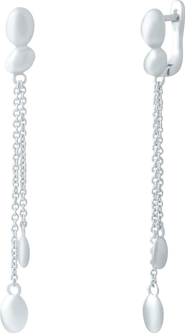 

Серебряные серьги SilverBreeze без камней 1947067, размер