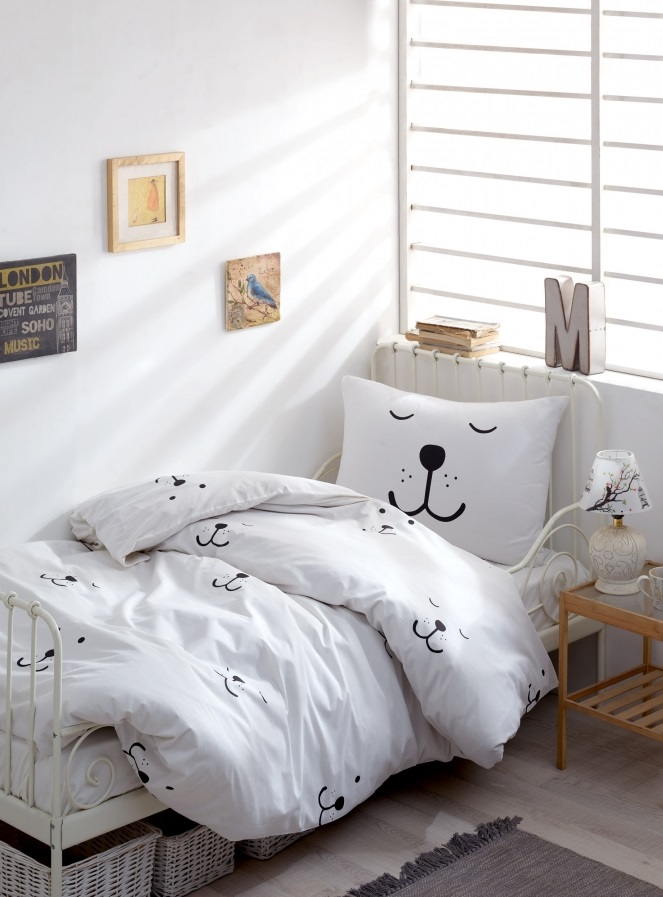 

Комплект постельного белья Lotus Home Perfect Ranforce In Love 160x220 Белый (svt-2000022267120)
