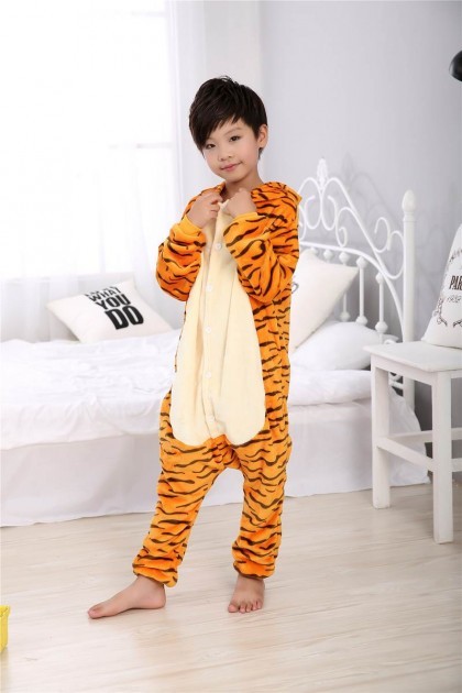 

Пижама XianMing Кигуруми Тигр 100 см Коричневая (2523)