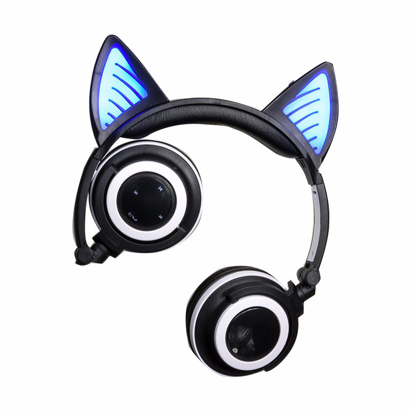 

Наушники LINX BL108A Bluetooth наушники с кошачьими ушками LED Черные