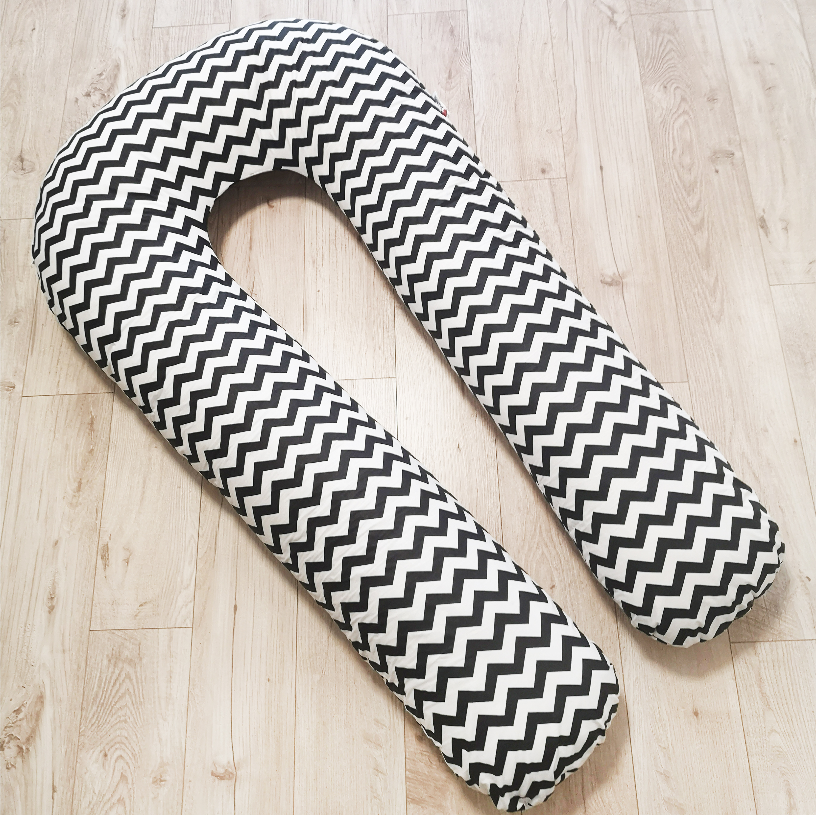 

Подушка-U "Зигзаг черный" для сна и беременных KatyPuf