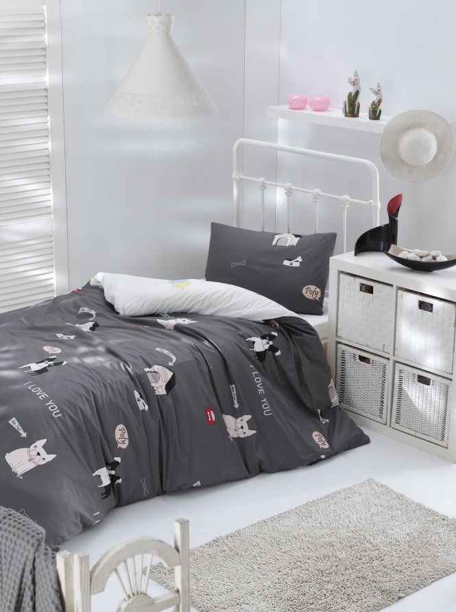 

Комплект постельного белья Lotus Home Perfect Ranforce Woof 160x220 (svt-2000022267229)