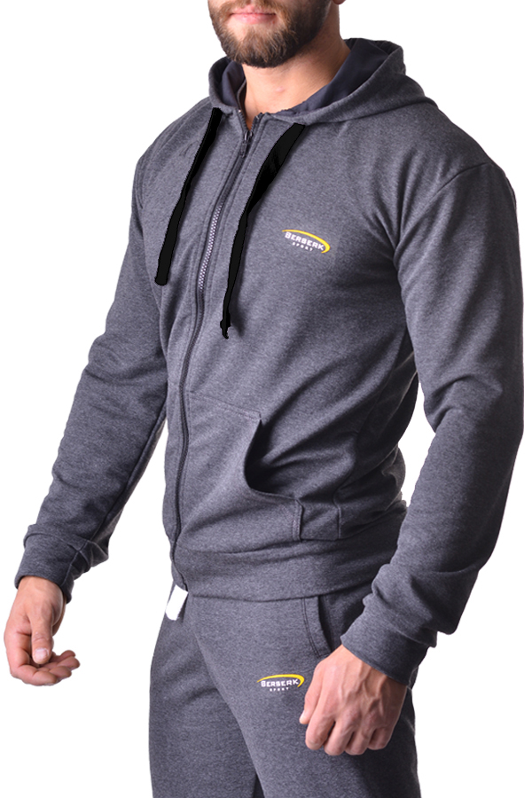 

Мужская спортивная кофта на змейке из хлопка с карманами Berserk Sport Pragmatic dark grey ST5196G  2268830000050, Мужская спортивная кофта на змейке из хлопка с карманами Berserk Sport Pragmatic dark grey ST5196G 2XL 2268830000050