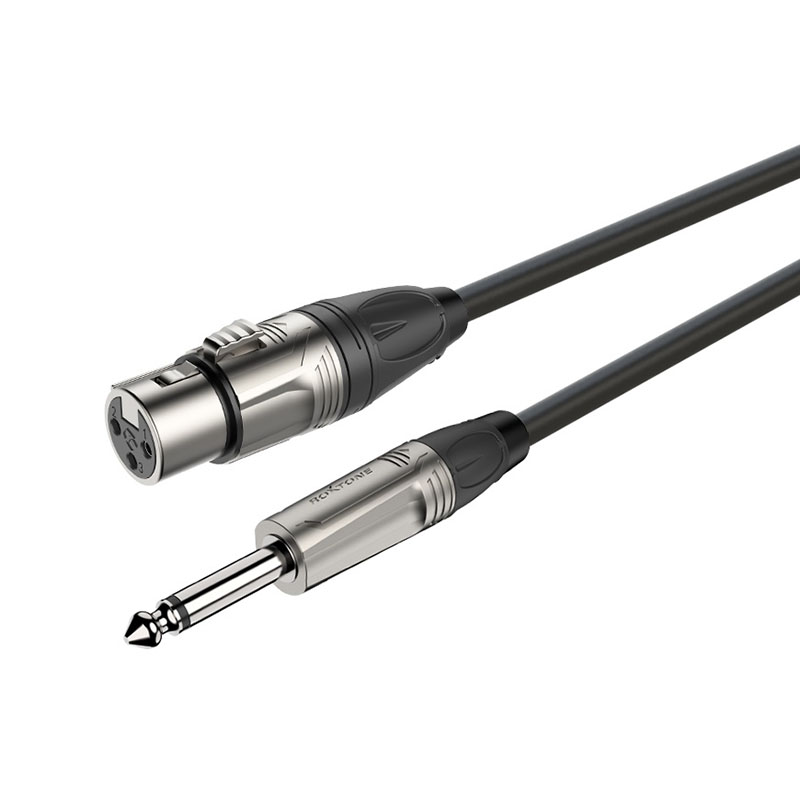 

Микрофонный кабель Roxtone DMXJ210L10, XLR - Jack, 2x0.22, 10 м