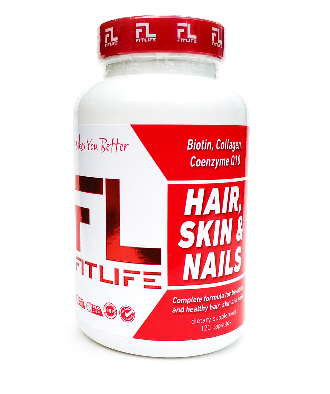 

Витамины FitLife Hair, Skin & Nails 120 капсул
