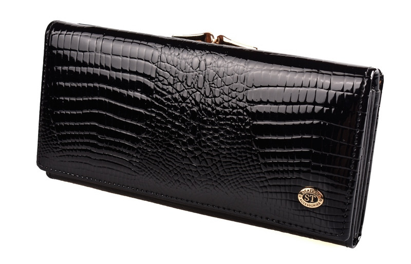 

Женский кожаный кошелек ST ST S3001A Black