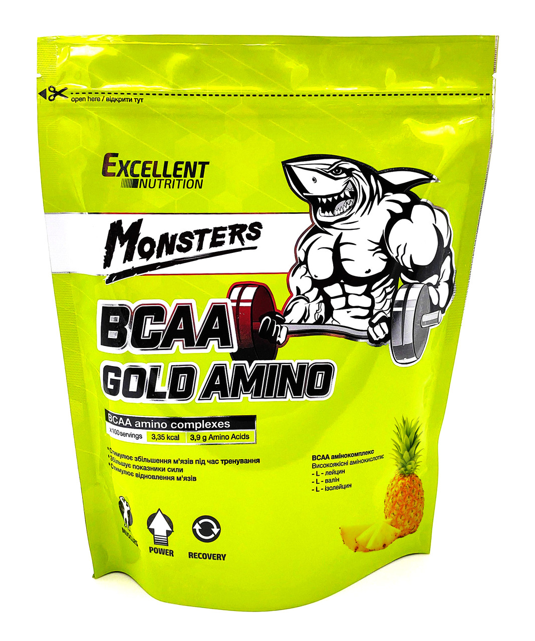 

Monsters BCAA Gold Amino 500 g Pineapple