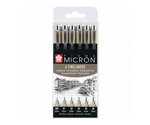 

Набор лайнеров Sakura Pigma Micron 6 шт (PO(XSDK-6))