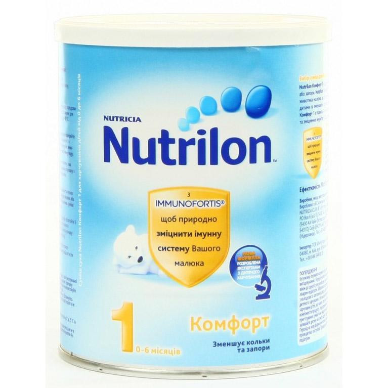 Nutrilon nutricia комфорт 1. Nutrilon Comfort 1 400г. Нутрилон комфорт 400. Нутрилон смесь для новорожденных 1. Нутрилон 1 комфорт смесь молочная 400г.