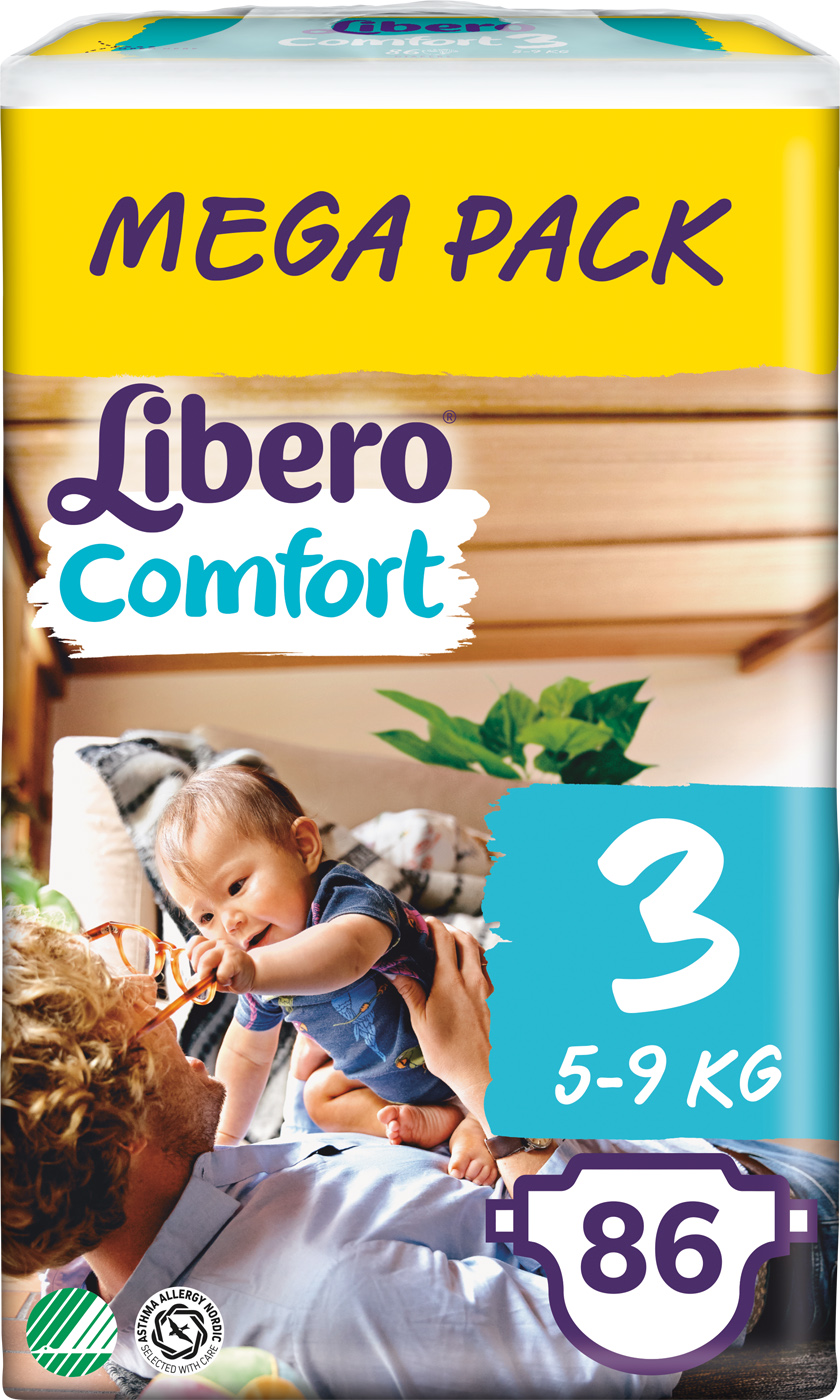 Підгузки Libero Comfort 3 86 шт (8146) – низкие цены, кредит, оплата ...