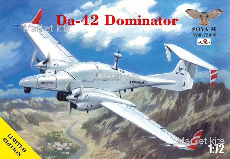 

Многоцелевой самолет Da-42 Dominator 1:72 Sova Model (SVM72009)
