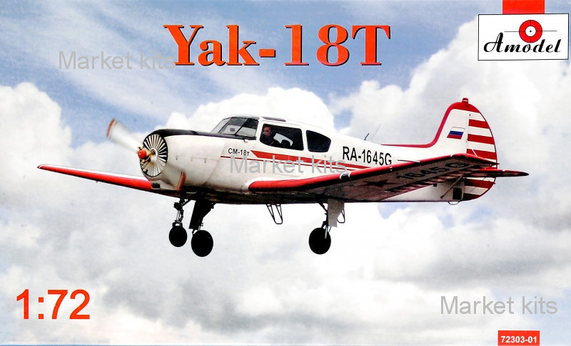 

Учебно-тренировочный самолет Як-18Т 1:72 AMODEL (AMO72303-01)