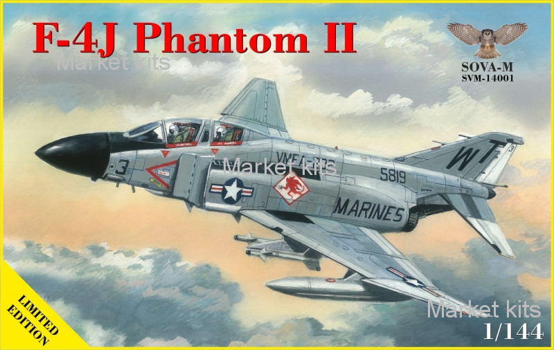 

Истребитель F4J "Phantom II" 1:144 Sova Model (SVM14001)