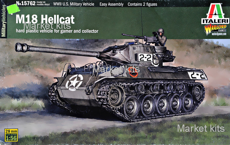 

Американский истребитель танков M18 Hellcat 1:56 ITALERI (IT15762)