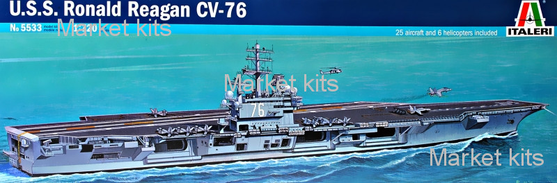 

Авианосец "Рональд Рейган" CV-76 1:720 ITALERI (IT5533)