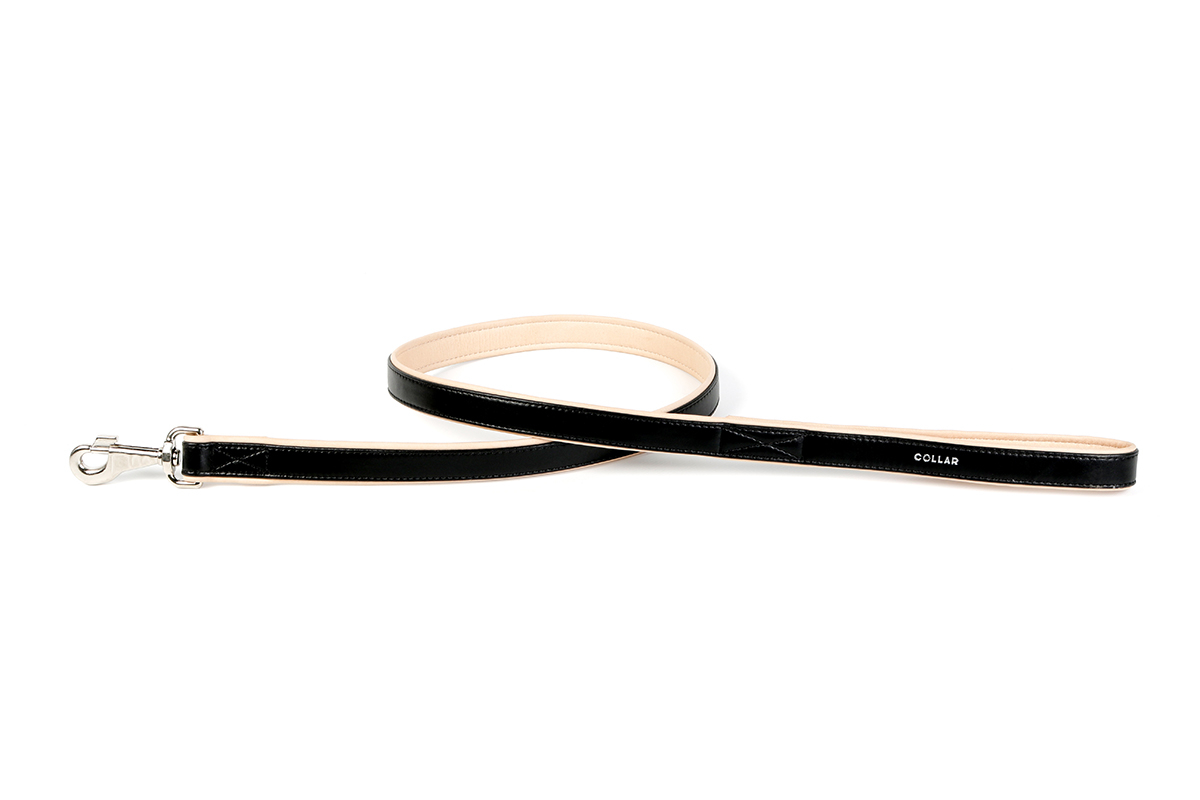 

Поводок Collar Brilliance без украшений 122 см 25 мм Черный (38901)