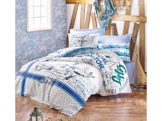 

КПБ Cotton box Ранфорс VIRA YESIL 200х220