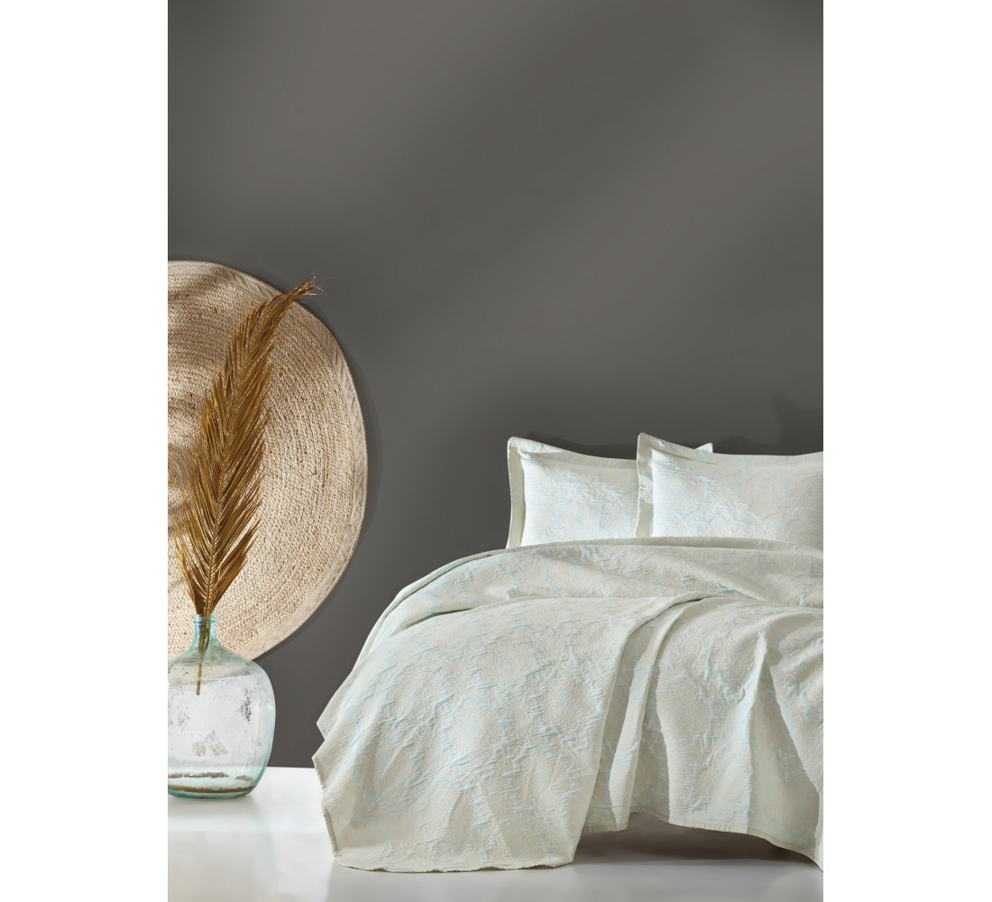 

Покрывало Cotton box Jacquard TERRA MINT 240х250