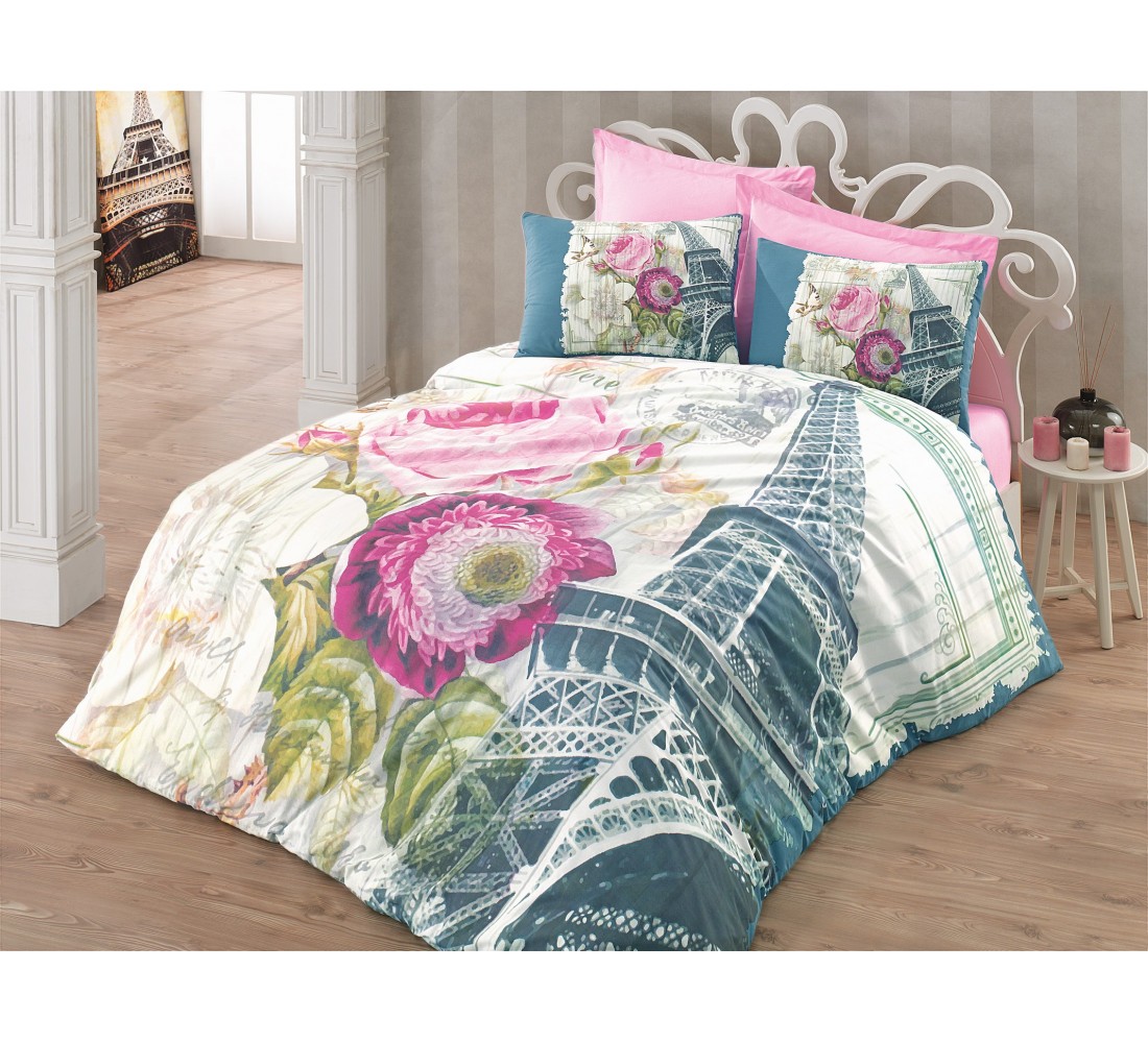 

КПБ Cotton box Ранфорс Floral Seri EIFYL MURDUM 200х220