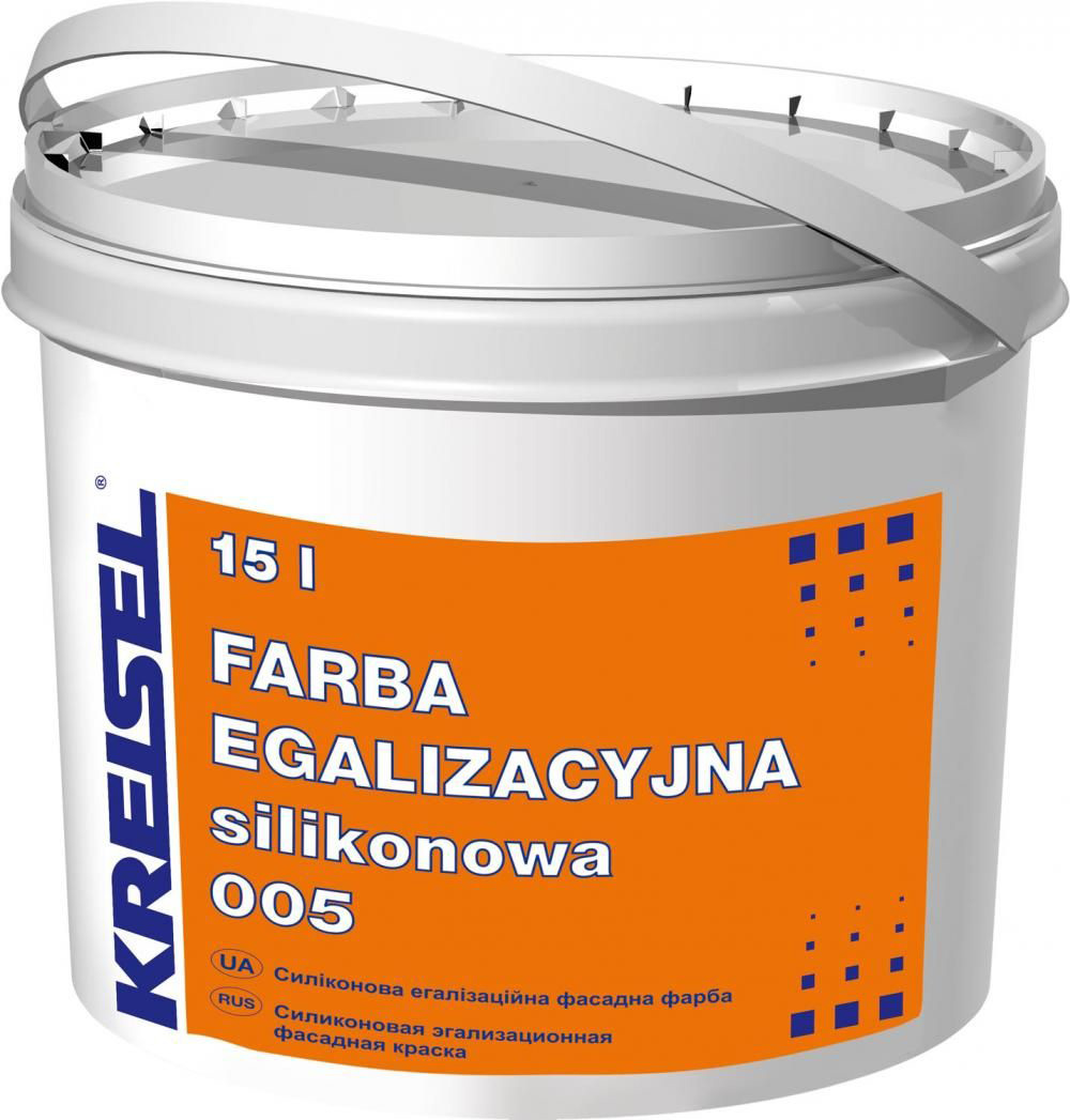 

Строительная краска фасадная Kreisel PL 005 силиконовая 15 л Белая (IG9889369362)