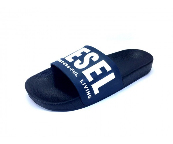 

Шлепанцы, пляжные тапочки Diesel Iroquois deep blue&white 42