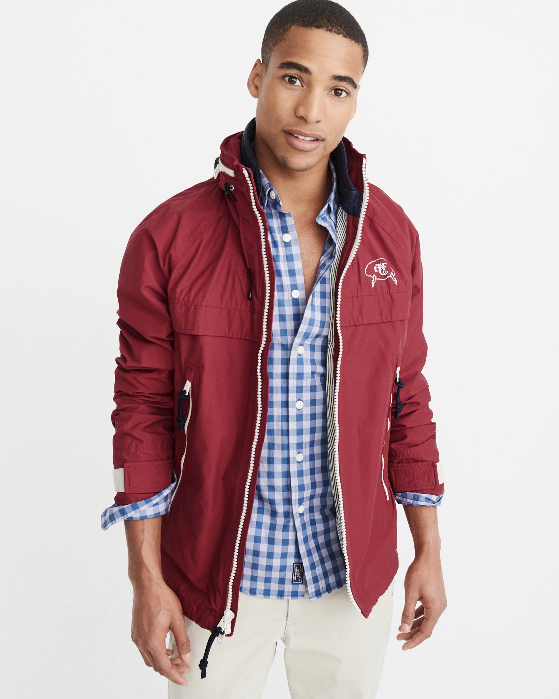 

Ветровка Abercrombie & Fitch AF5510M XL 10291 Красный
