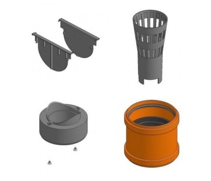 

Комплект аксессуаров HAURATON TOP Х для желоба: 2 глухие заглушки, адаптер, корзина для мусора, гидрозатвор (ПФ-17275)