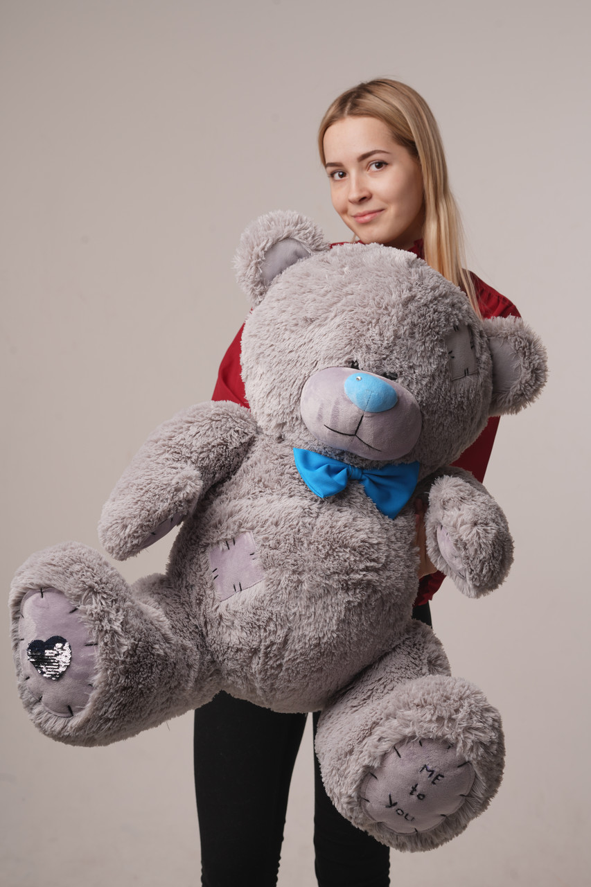 

Мишка плюшевый Me To You Серый 100 см