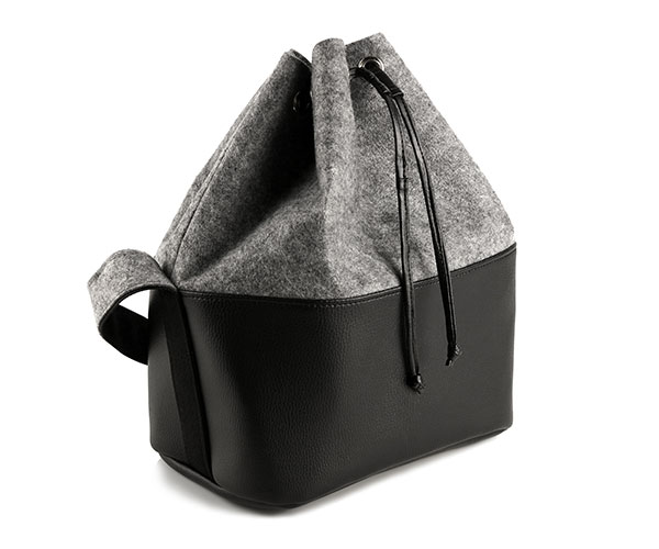

Сумка FeltFabricDesign из войлока серая ВМ7(0008)