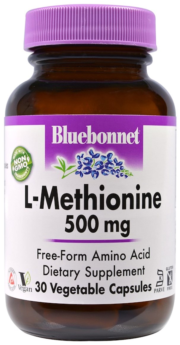 

Аминокислота Bluebonnet Nutrition L-Метионин 500 мг 30 гелевых капсул (743715000605)