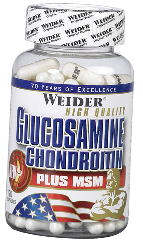 

Glucosamine Chondroitin plus MSM Weider 120капс (03089002)