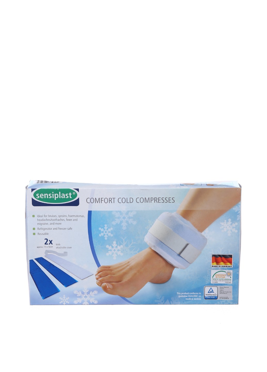 

Холодный гелевый компресс на голеностоп Sensiplast синий K01-110020
