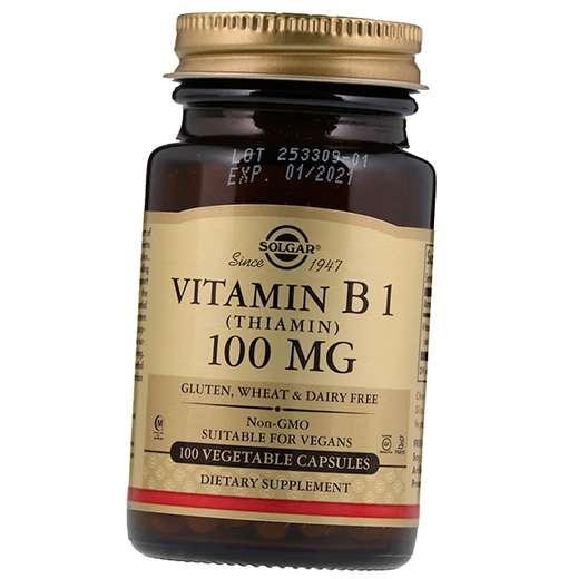 

Витамин В1, Vitamin B1, Solgar 100вегкапс (36313179)