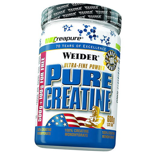 

Креатин Моногидрат, Pure Creatine, Weider 600г (31089006)