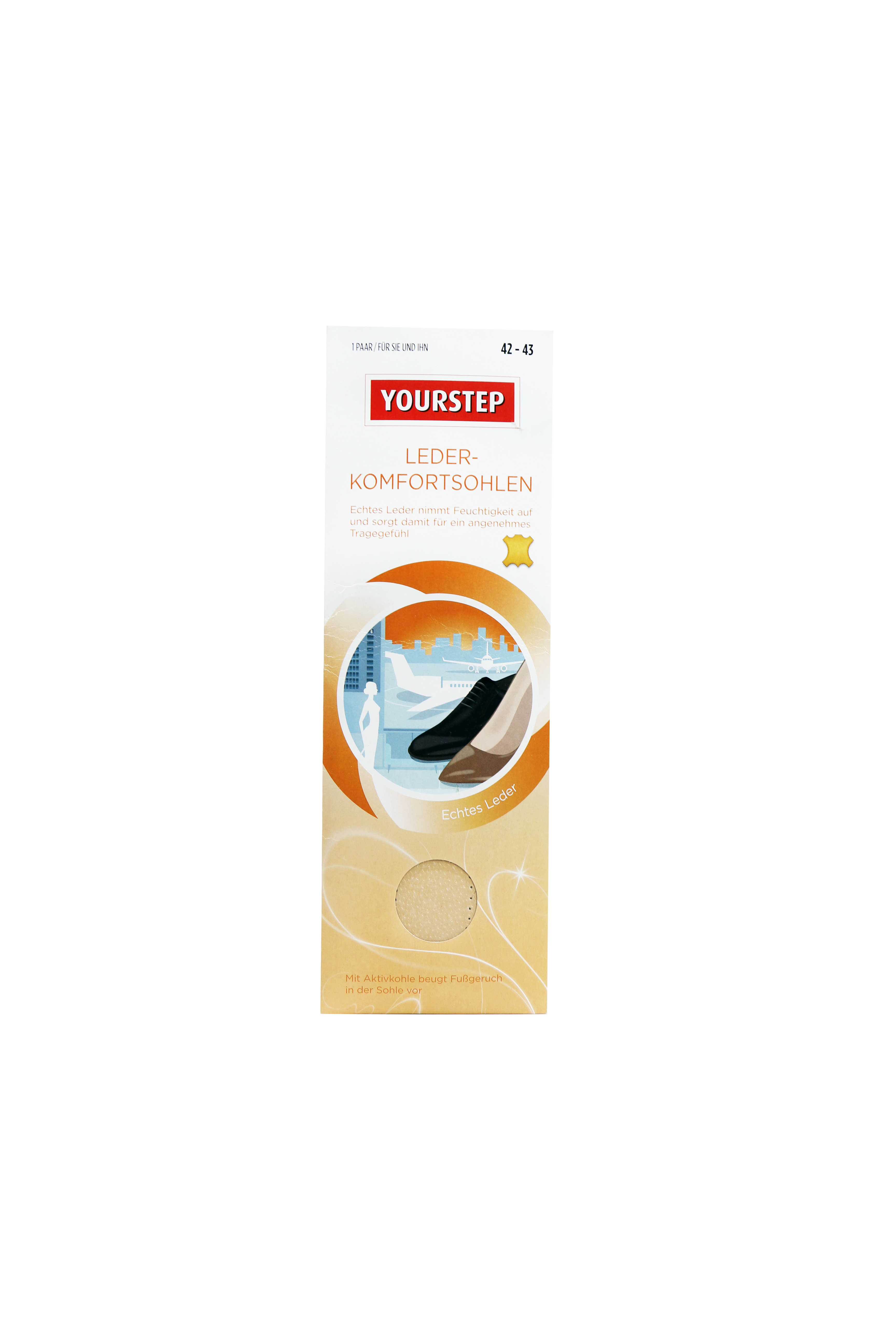 

Стельки YourStep 42*43 бежевый K10-220157