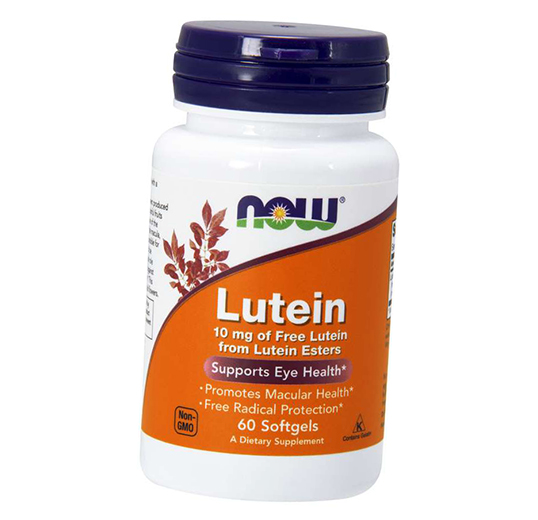 

Лютеин, Lutein 10, Now Foods 60гелкапс (72128013)