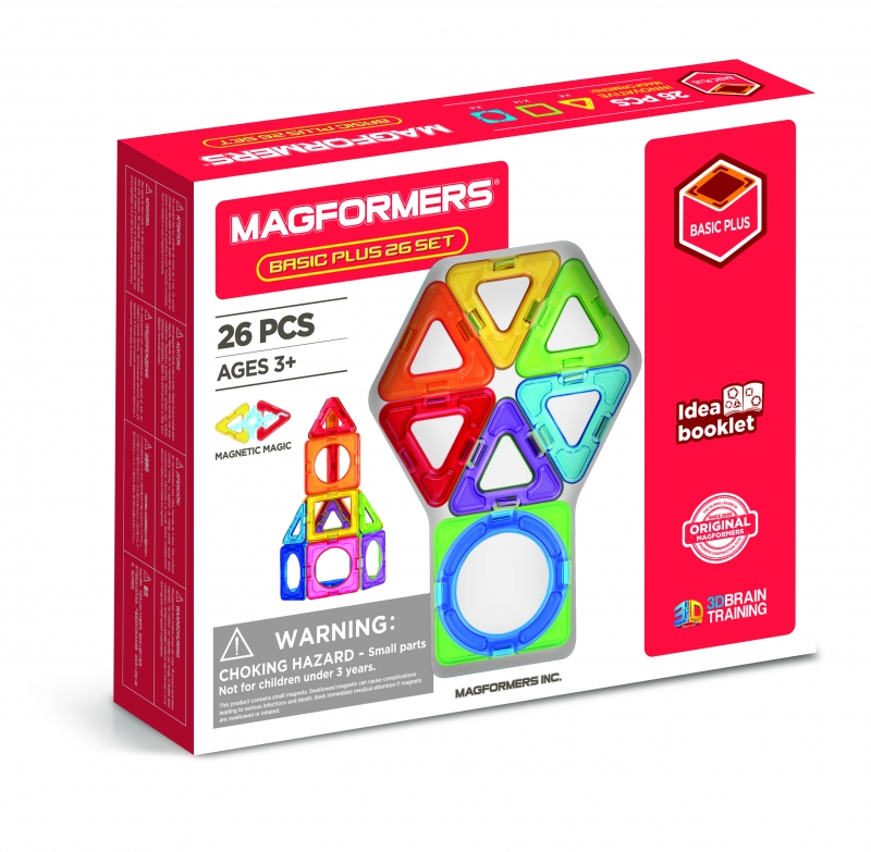 

Магнитный конструктор Magformers Базовый Плюс, 26 эл. (715014)