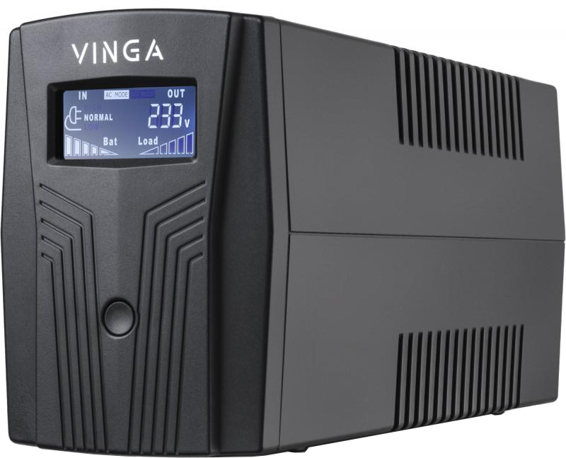 

ДБЖ Vinga LCD 1500VA Shuko Plastic Case (VPC-1500P)