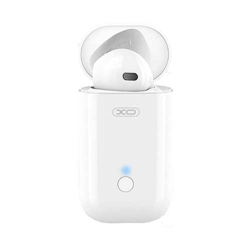 

Bluetooth-гарнитура для телефона блютус наушник в кейсе XO Touch Single BE1 Белый