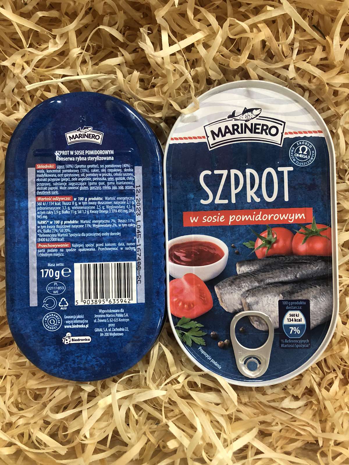 Шпроты Marinero Szprot w sosie pomidorowym 170 г – купить в Украине ...