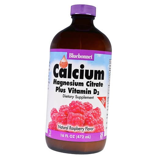 

Кальций Магний Витамин Д3, Calcium Magnesium plus Vitamin D3, Bluebonnet Nutrition 472мл Малина (36393024)