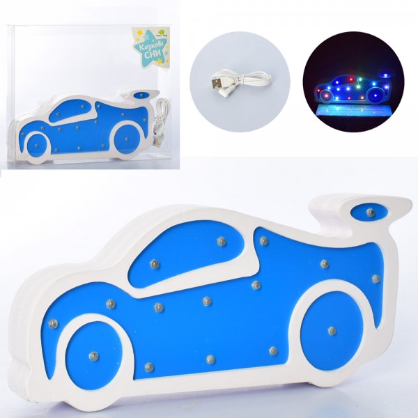 

Ночник Деревянная игрушка ночник MD 2243 Голубой (MR00001)