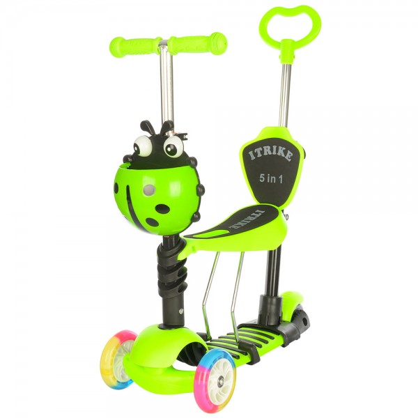 

Самокат iTrike JR 3-026-C Green (BI0000584)