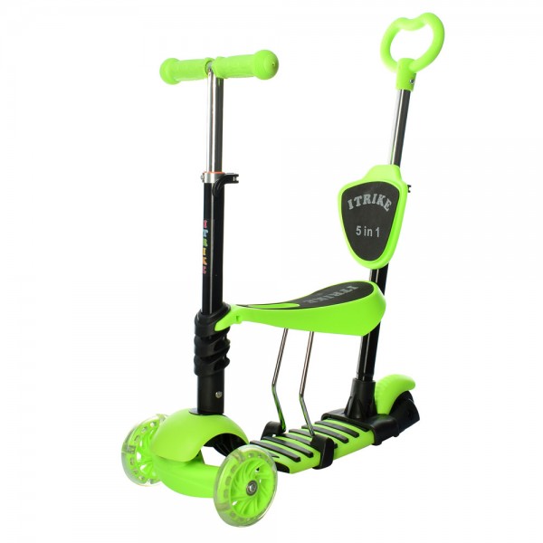 

Самокат iTrike JR 3-026-K Green (BI0000543)