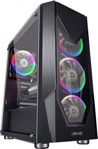 

Корпус 1STPLAYE D5-R1 Color LED Black, без БЖ (6529752)